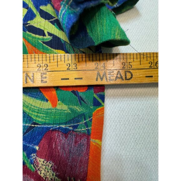 Jessica Howard Womens Tropical Floral Shift Dress Sze 2X Multicolor Short Sleeve - Picture 8 of 10
